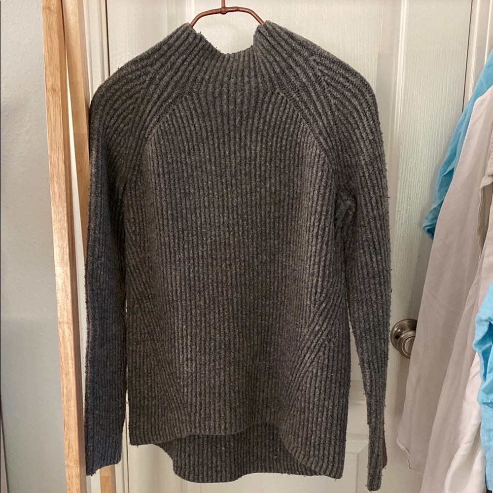 Madewell Heather Gray Knit Cardigan